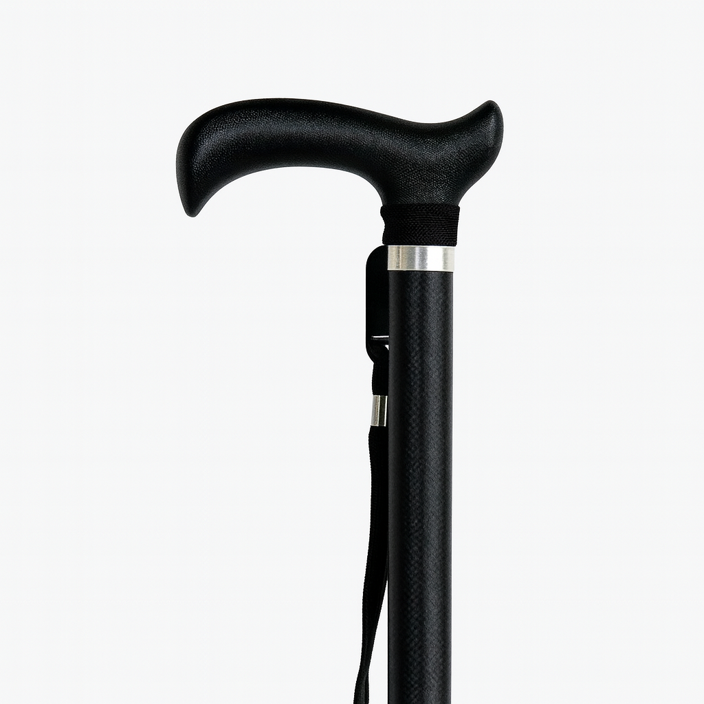 [SW01] Premium Carbon Fiber Walking Stick, Two Fold Design