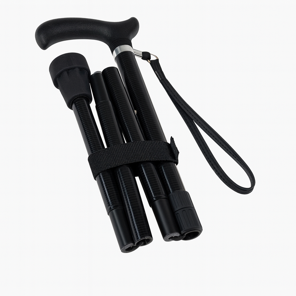 [SW02] Premium Carbon Fiber Walking Stick, Four Fold Design